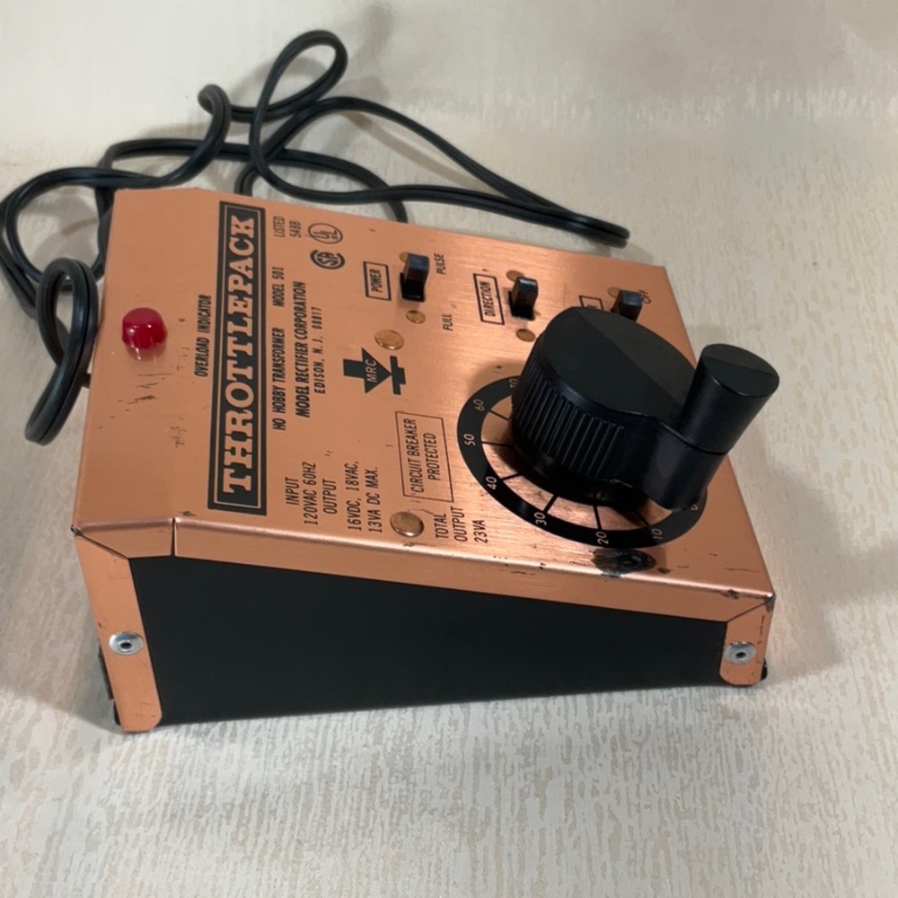 MRC Throttlepack #501 HO Train Control Train Transformer Model Railroad - Picture 8 of 16